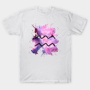 Aquarius Abstract T-Shirt